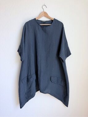 Saga Italy Linen Tunic Dress